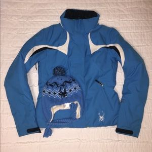 Women’s Spyder Ski Jacket with matching Spyder Hat